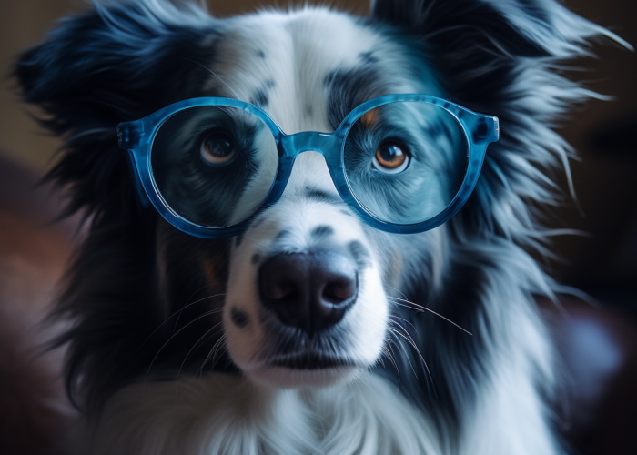Dog with Glasses